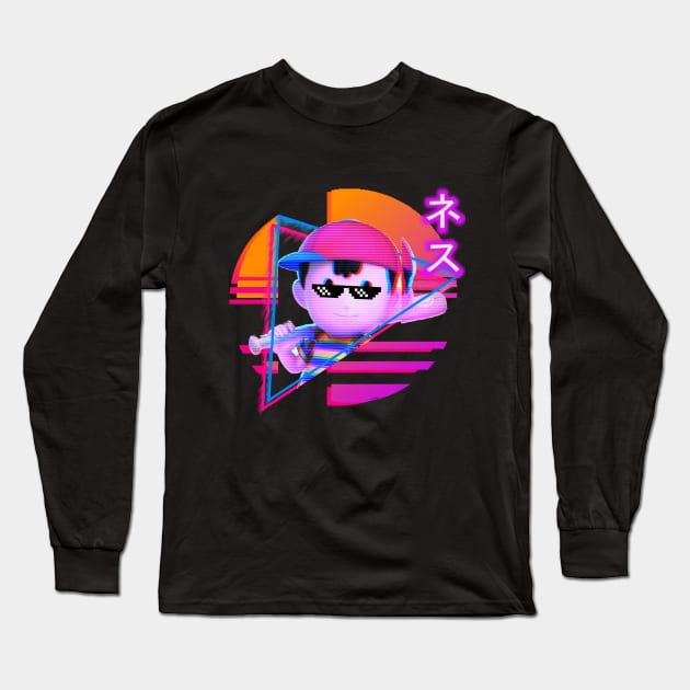 Lookin' Cool Ness! Long Sleeve T-Shirt by Dimensions2003